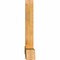 Ekena Millwork Eugene Rough Sawn Timber Gable Bracket, Western Red Cedar, 84"W x 42"H x 6"D x 6"F, 12/12 Pitch GBW084X42X0606EUG00RWR - alternate 5